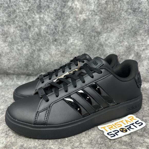 Adidas X Star Wars Grand Court Shoes Mens Sz 10 Black Darth Vader Storm Trooper - Picture 1 of 9